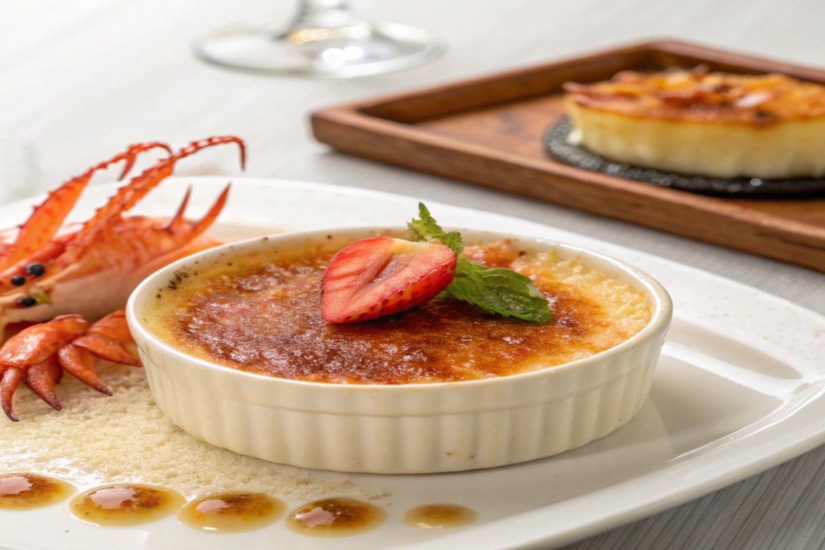 Crab Brulee with Caramelized Top