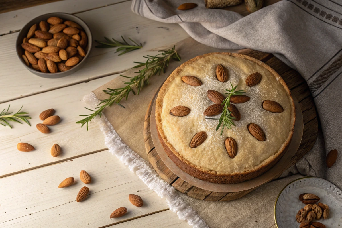 Naturally Delicious Almond Nut Cake