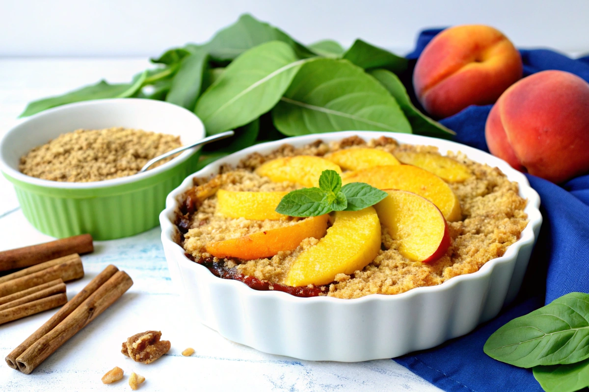 Peach crumble recipe