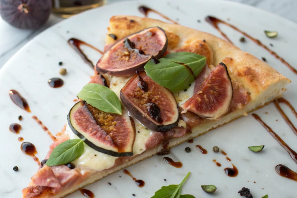 Fig and Prosciutto Pizza with Goat Cheese.