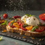 Sunset Burrata Toast, Naturally Delicious