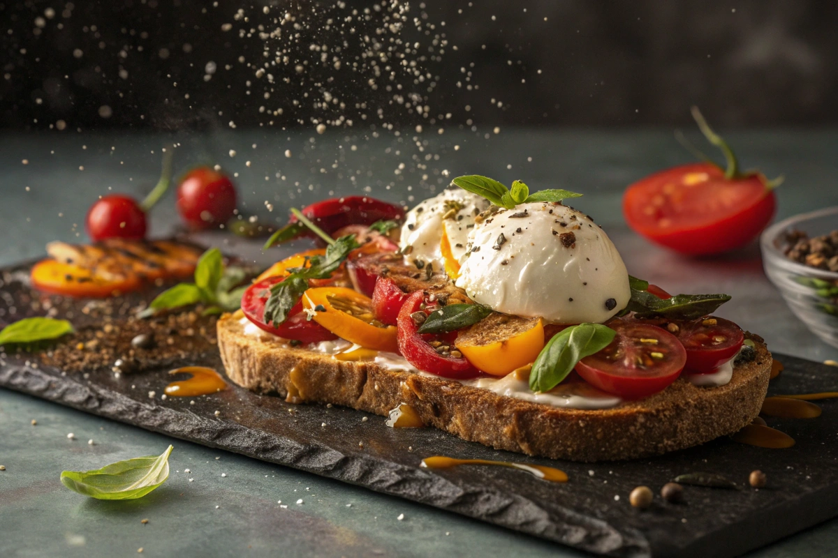 Sunset Burrata Toast, Naturally Delicious